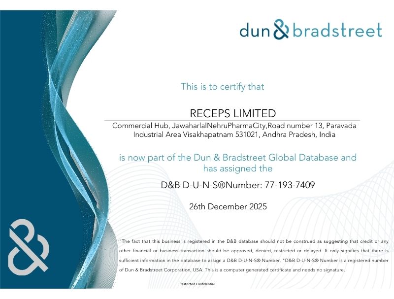 Duns Certificate Plant